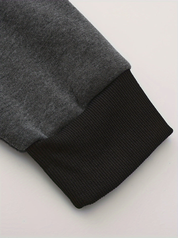 Cedric | Color Block Zip-Up Hoodie