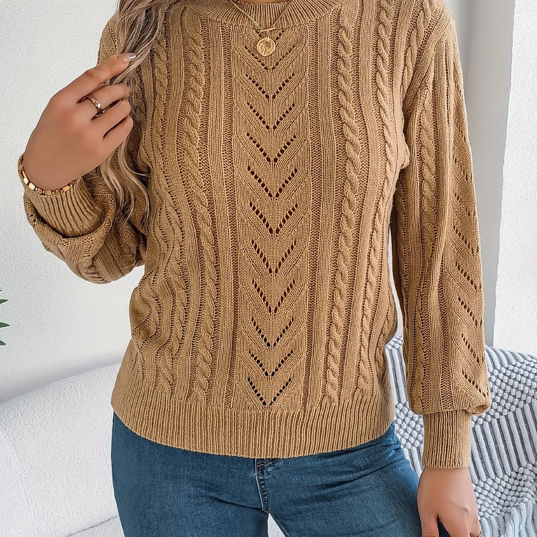 Blythe | Cable-Knit Textured Sweater