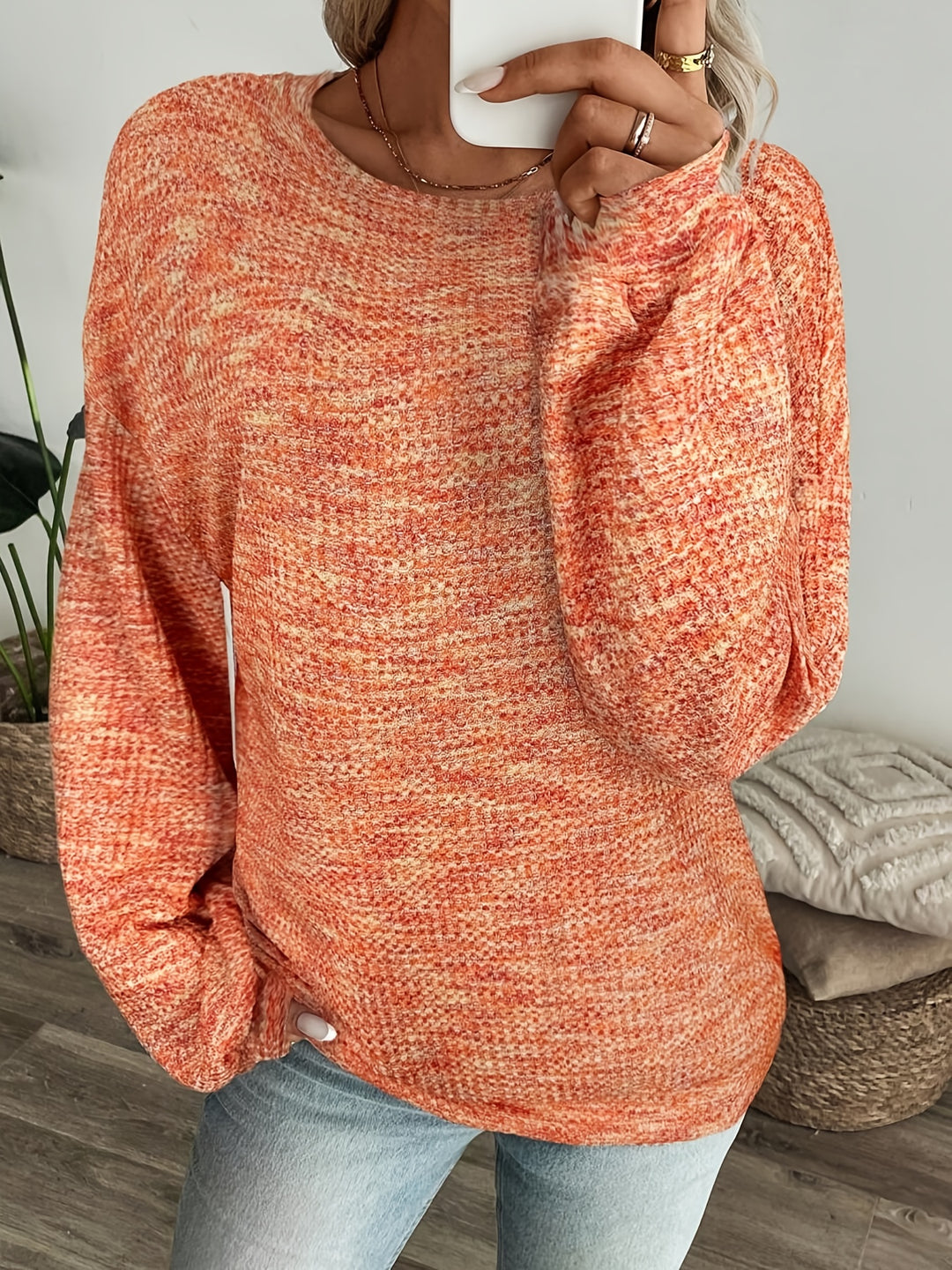 Katrina | Relaxed Waffle-Knit Sweater