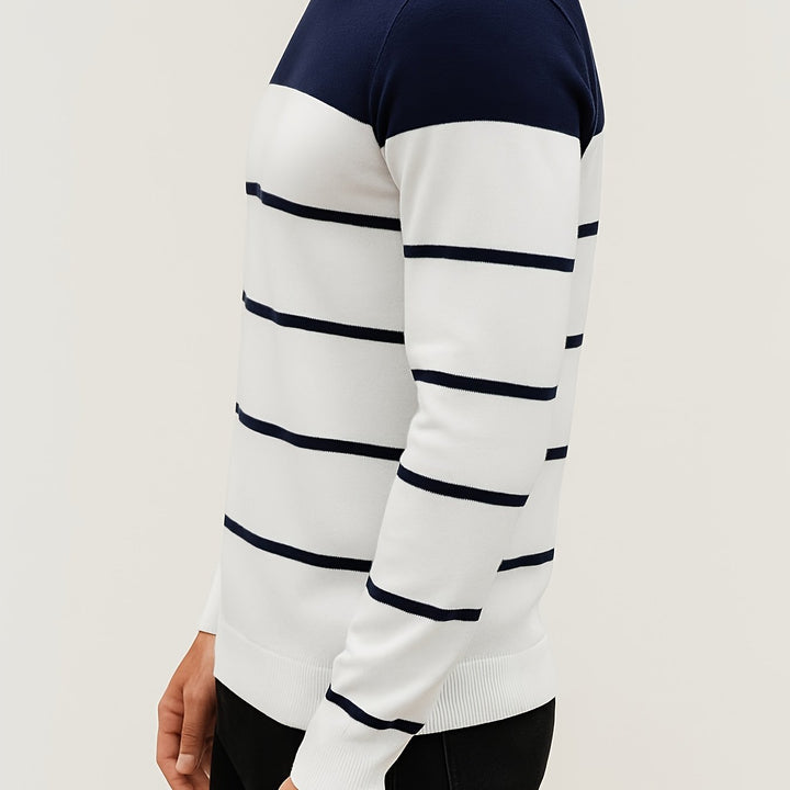 Percy | Classic Striped Crewneck Sweater