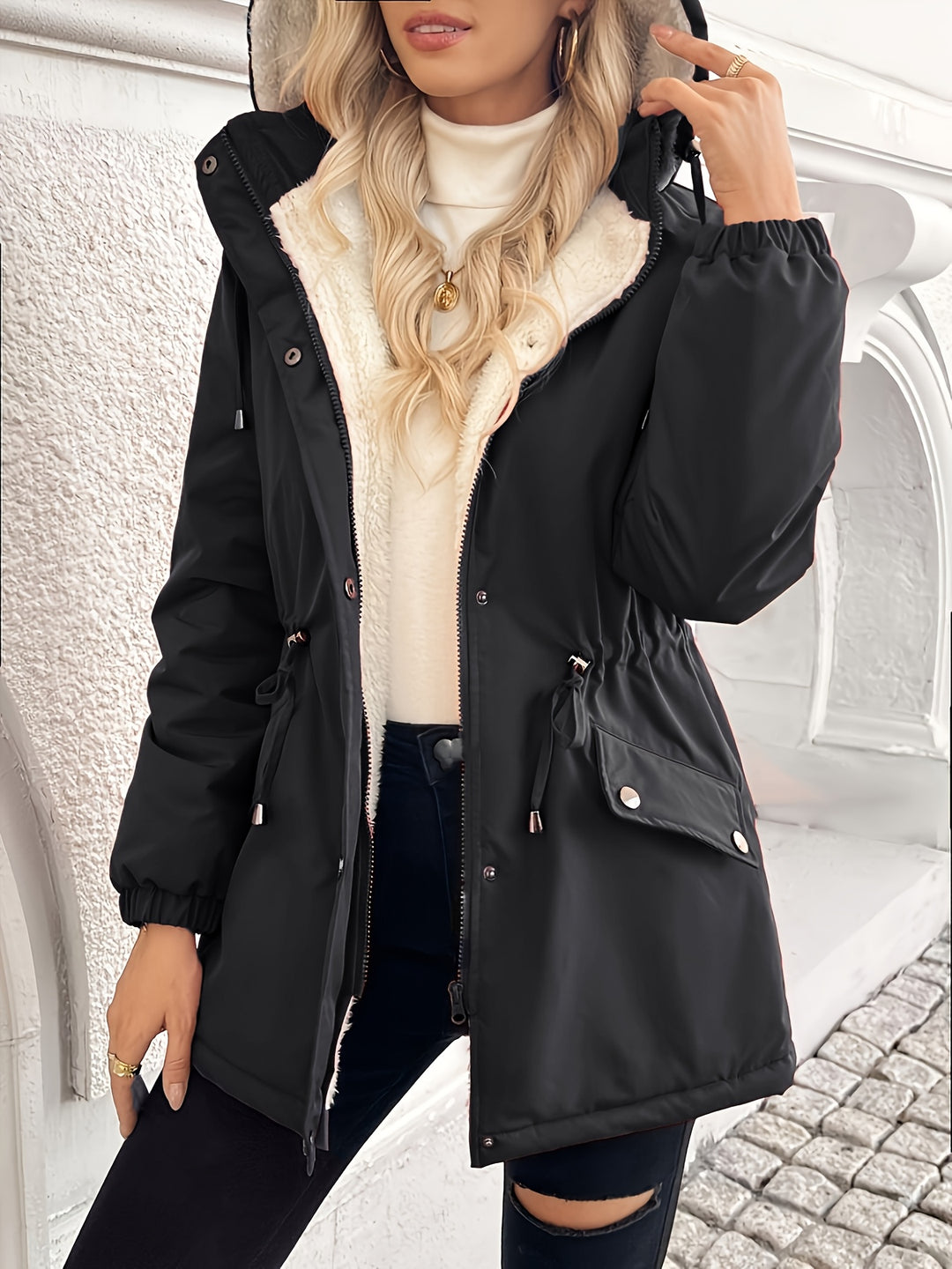 Aubrey | Cozy Hooded Jacket