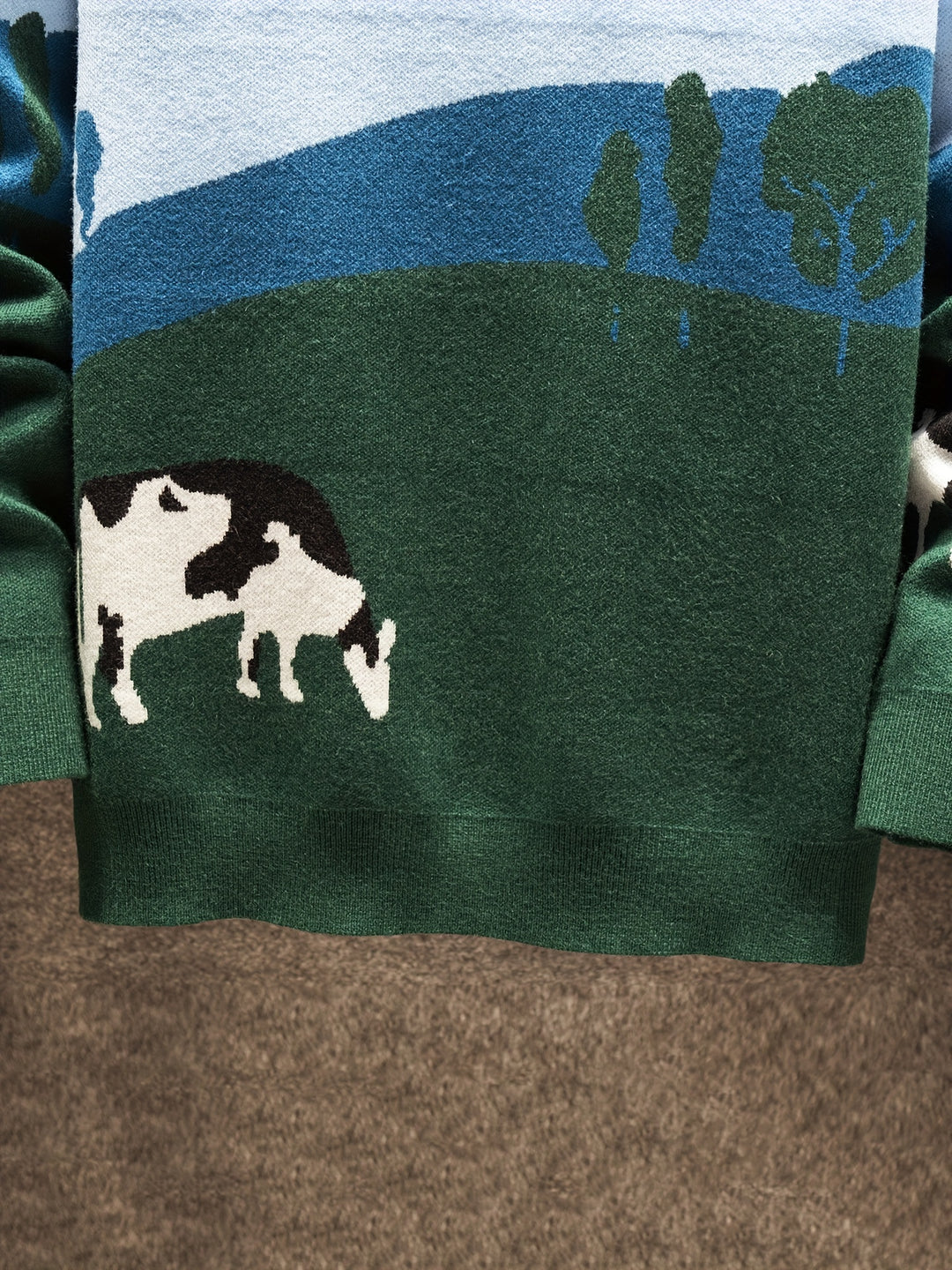 Dorian | Pastoral Scene Crew Neck Sweater