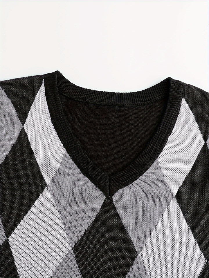 Chandler | Classic Argyle Sweater Vest