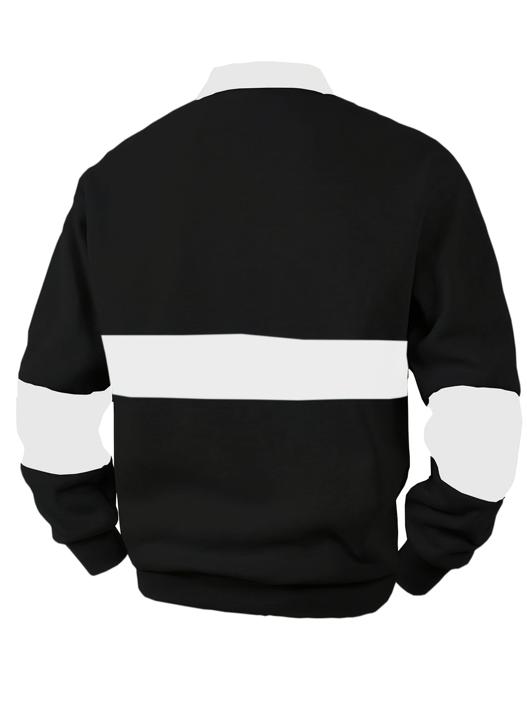 Grayson | Colour-Block Long Sleeve Polo Shirt
