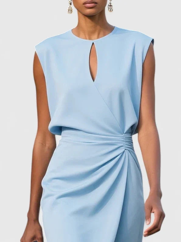 Delphina | Draped Elegance Dress