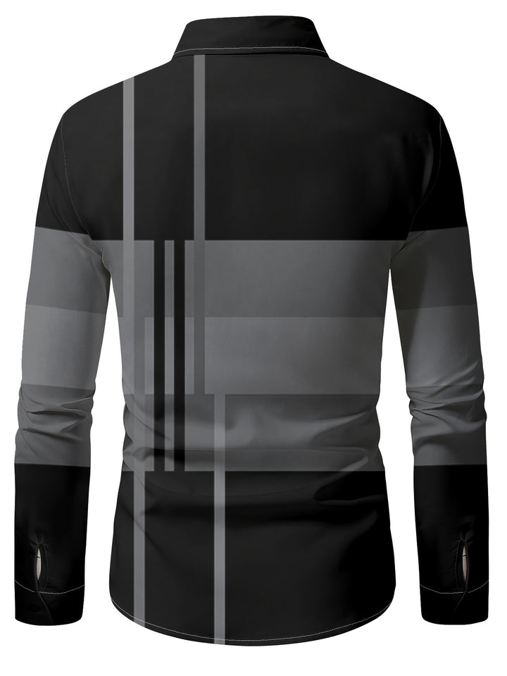 Rueben | Colour-Block Long-Sleeve Shirt