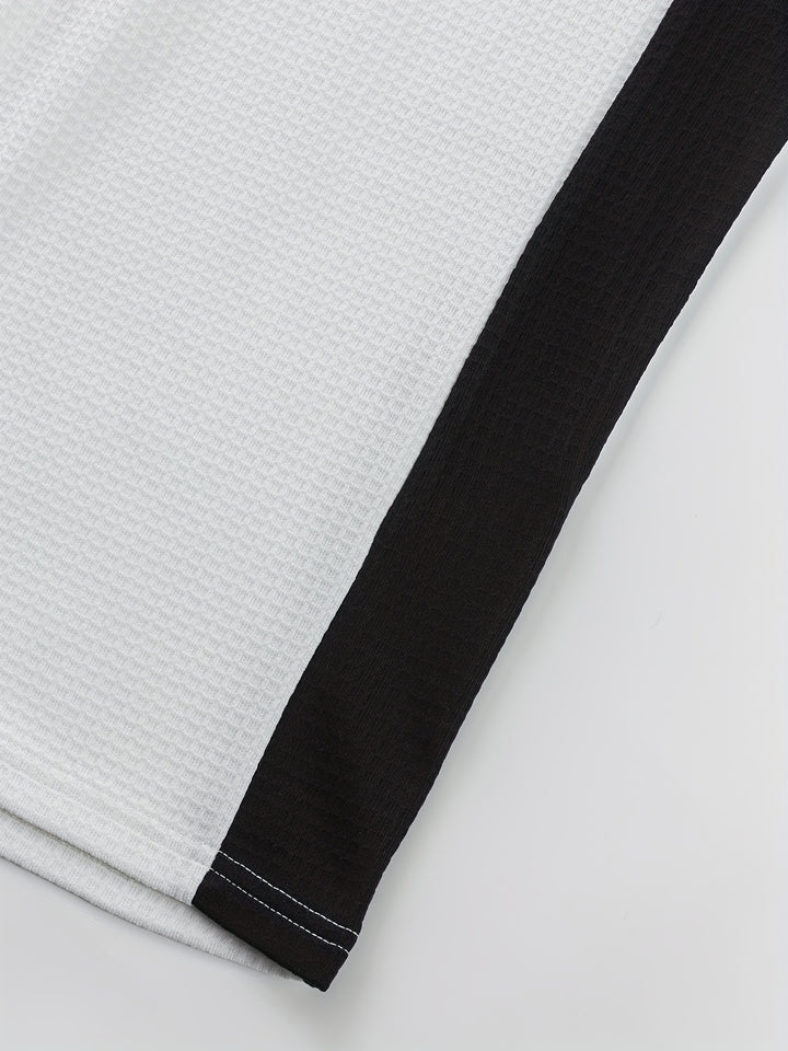 Curtis | Textured Long-Sleeve Henley