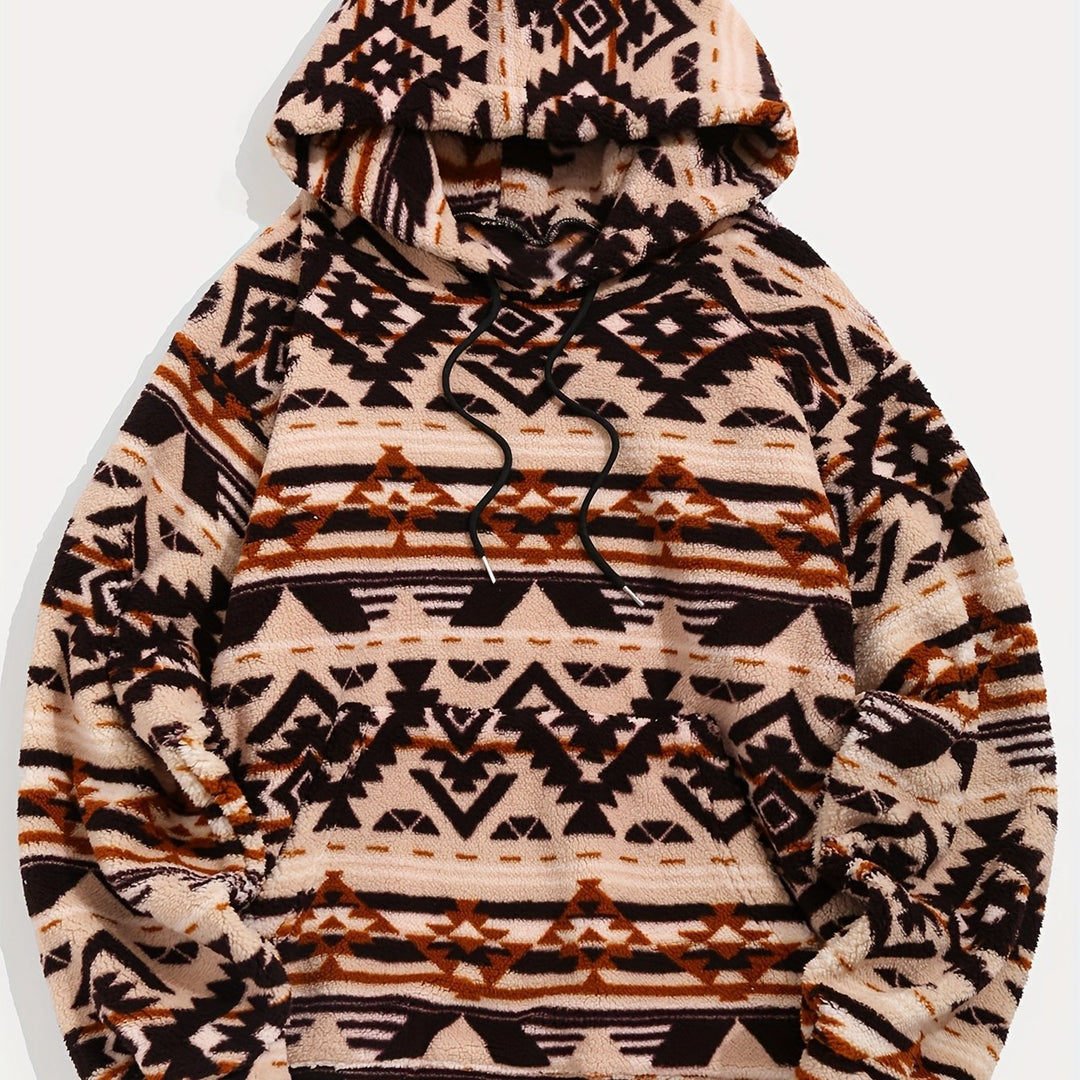 Ashton | Patterned Hooded Sweatshirt
