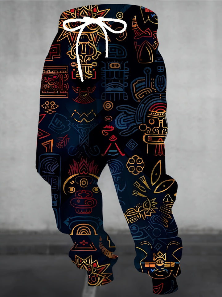 Wyatt | Bold Patterned Joggers