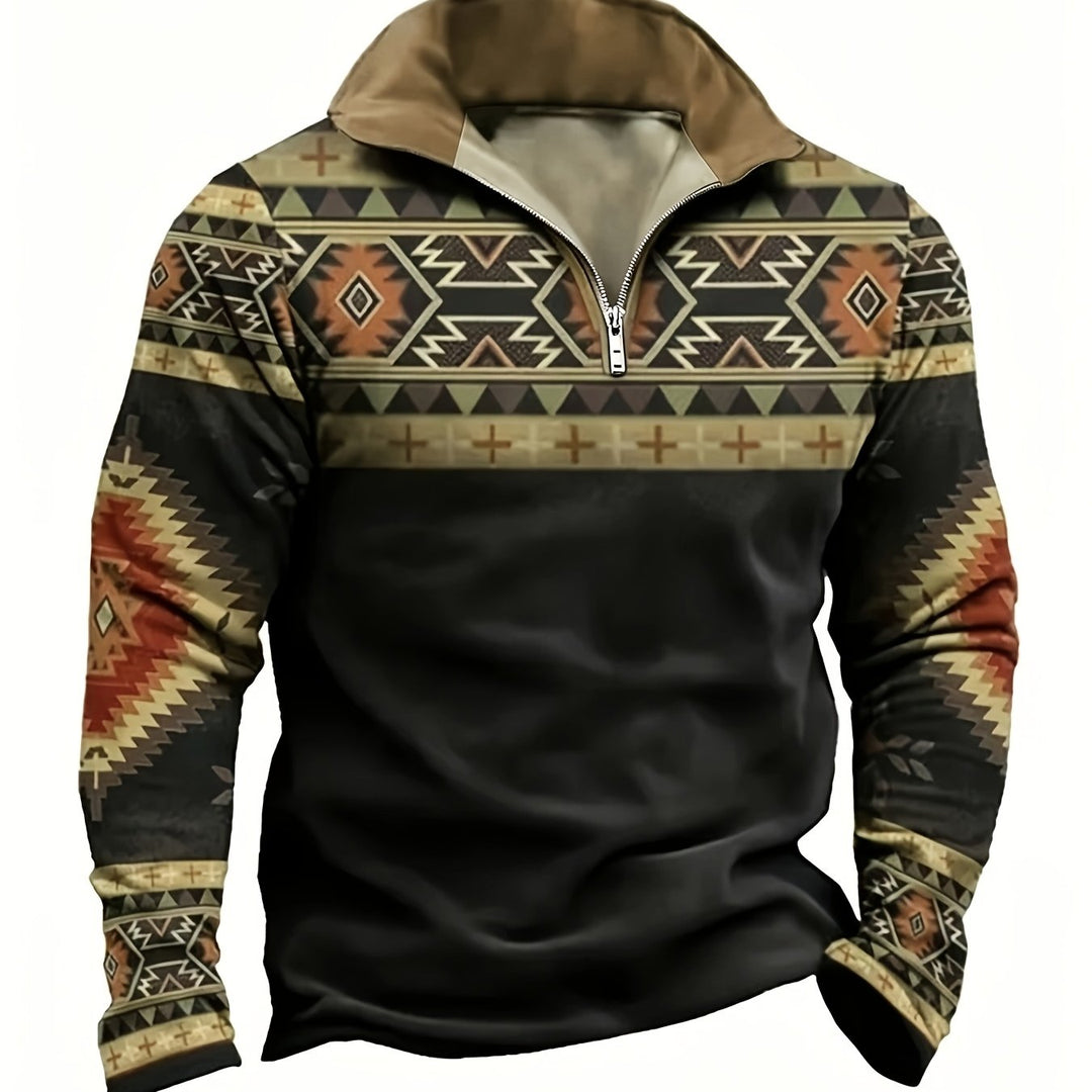 Rylan | Southwestern Half-Zip Pullover