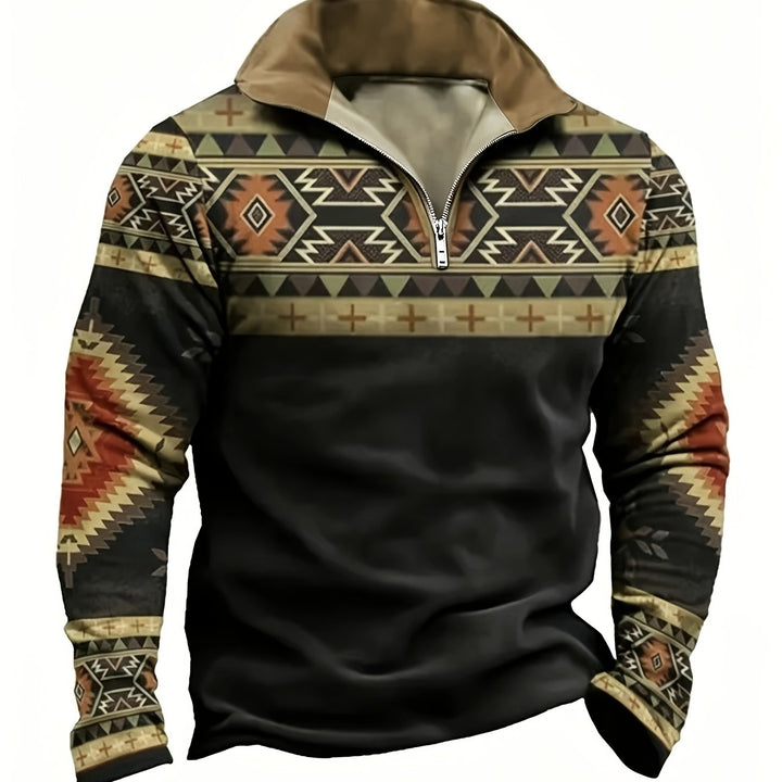 Rylan | Southwestern Half-Zip Pullover