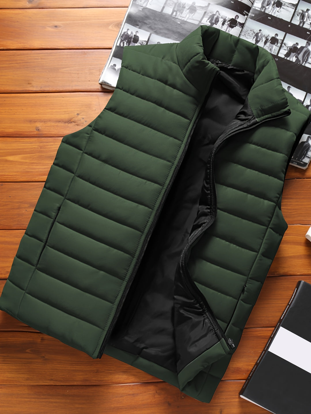 Donovan | Quilted Stand-Collar Vest