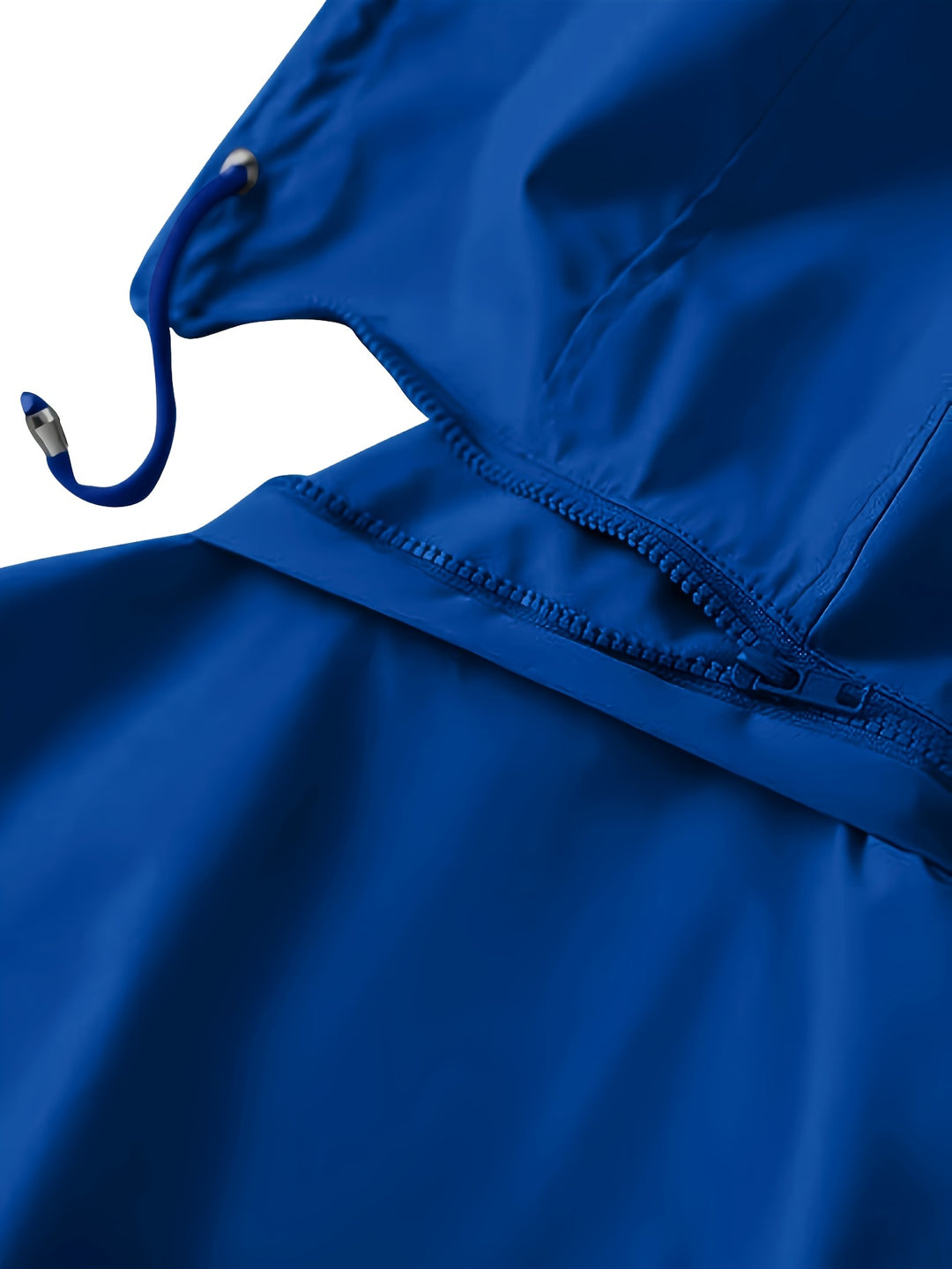 Joyce | Hooded Drawstring Rain Jacket