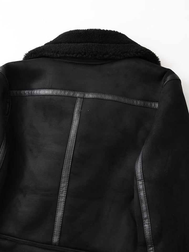 Clara | Belted Aviator Jacket