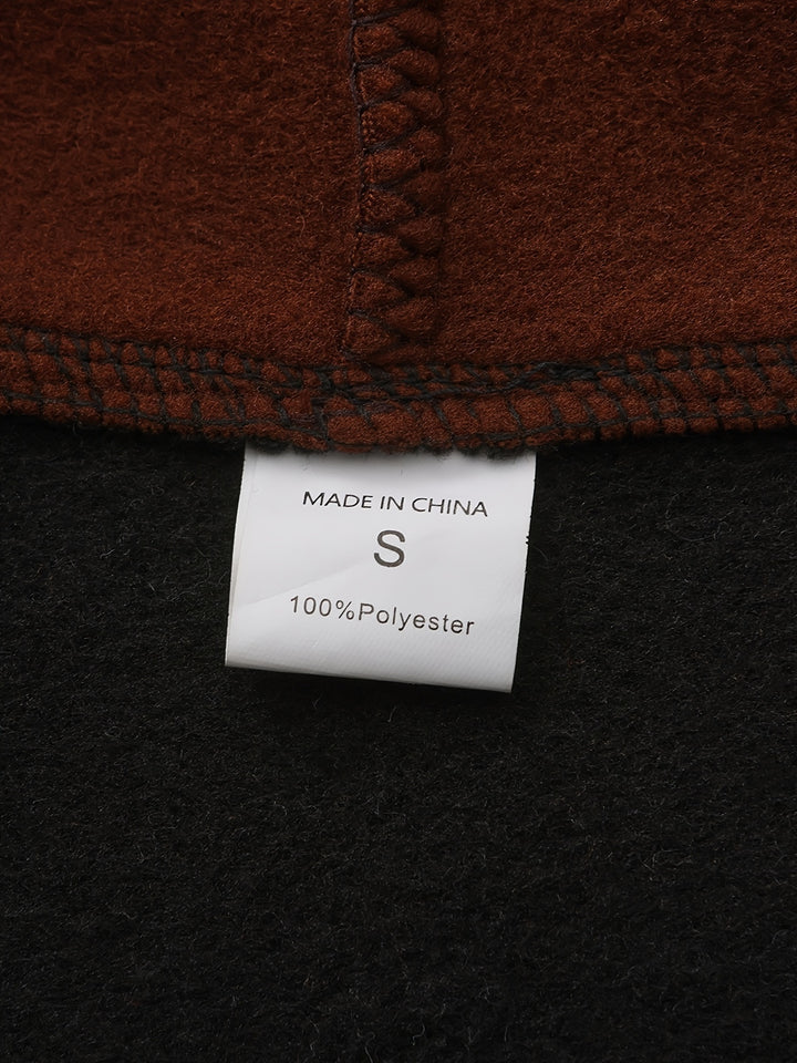 Cedric | Color Block Zip-Up Hoodie