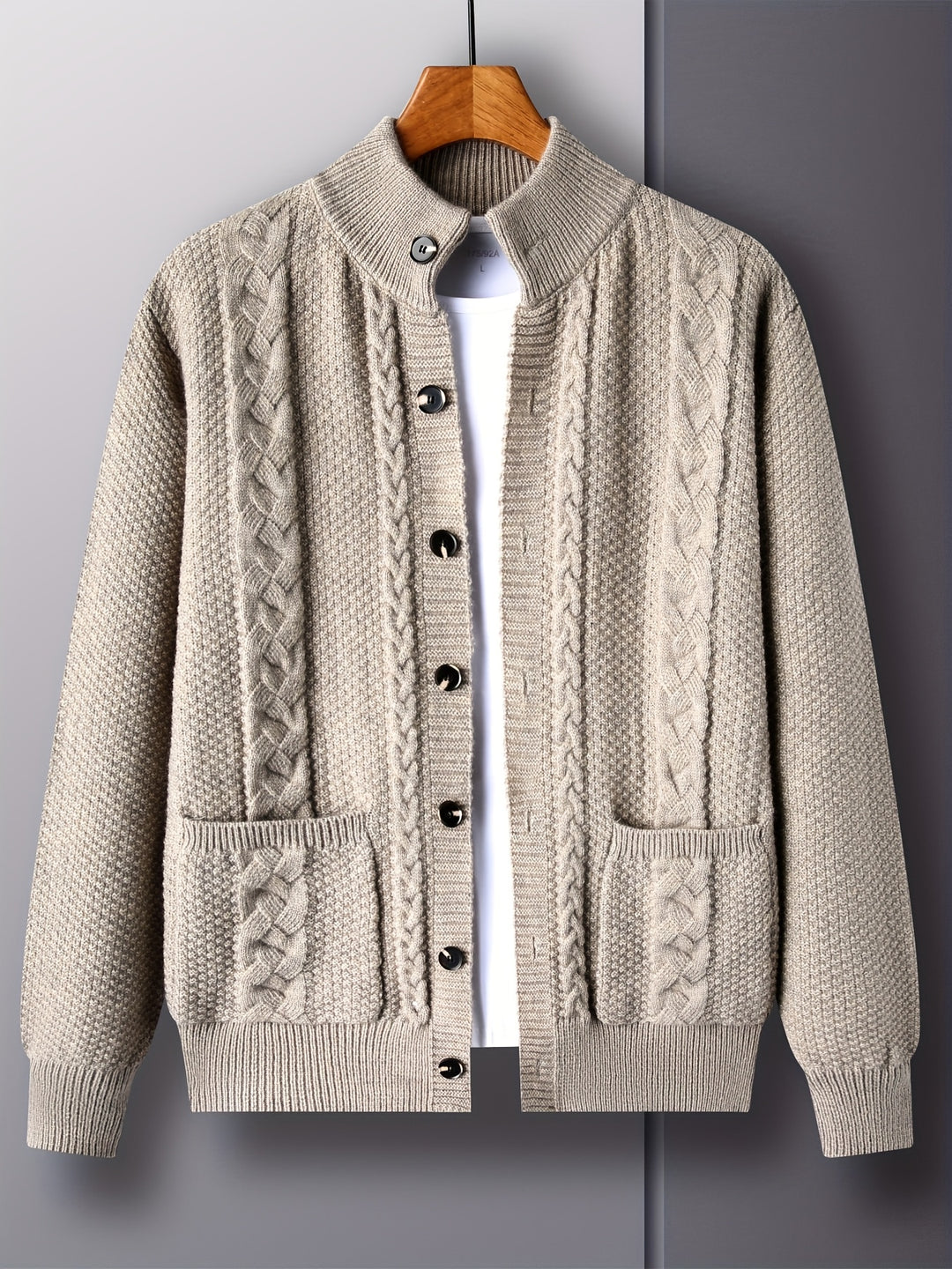 Sinclair | Textured Button-Front Cardigan