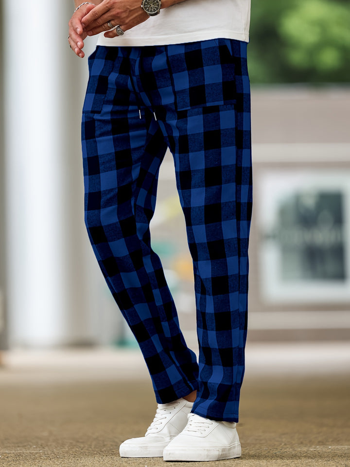 Damon | Relaxed Plaid Lounge Pants