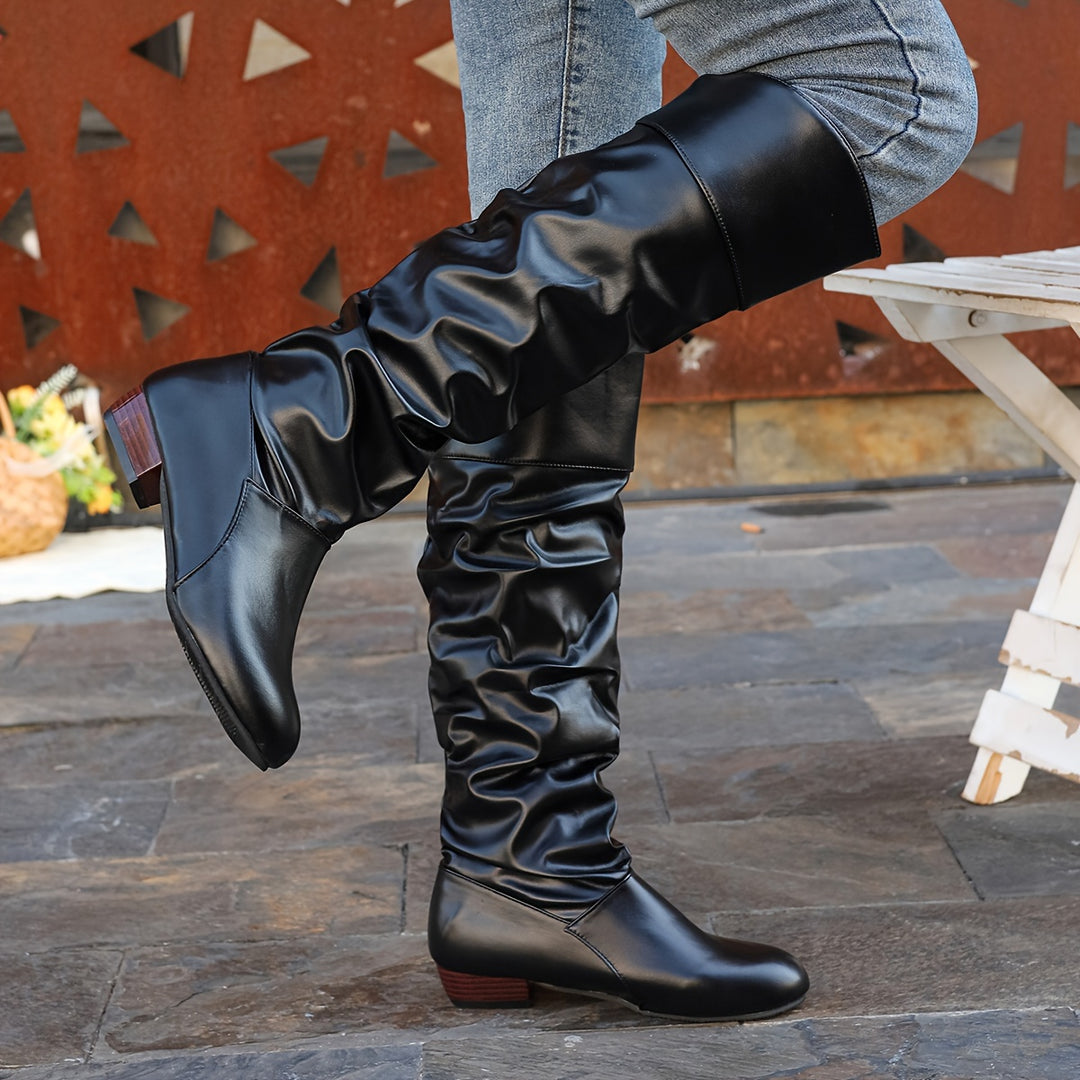 Margot | Slouch Knee-High Boots