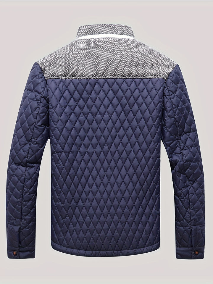 Alden | Quilted Stand-Collar Jacket