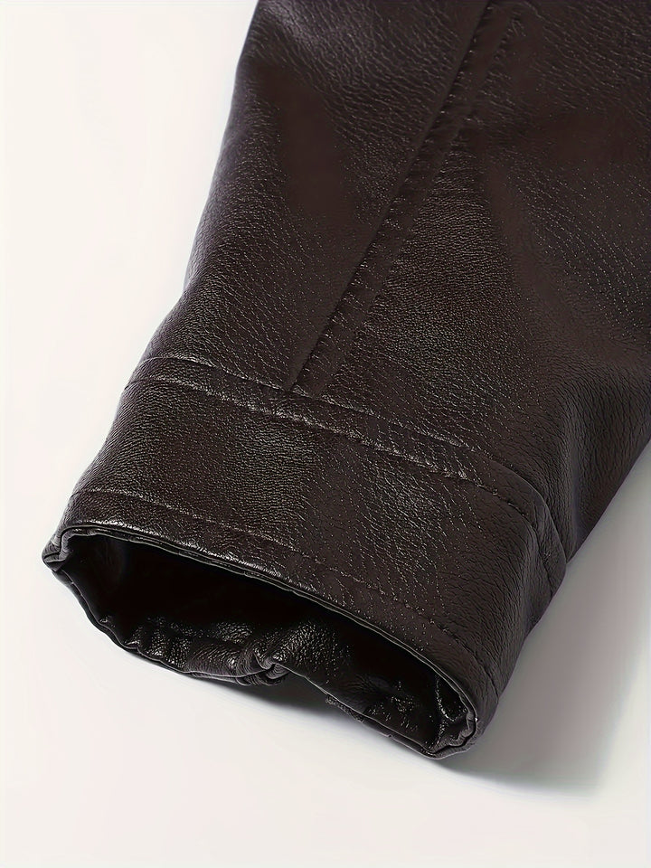 Tobias | Classic Stand-Collar Moto Jacket