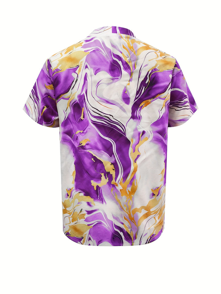 Joanna | Artful Swirl-Print Blouse
