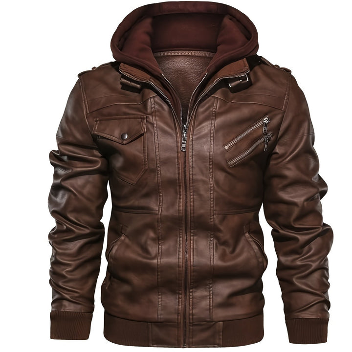 Maddox | Hooded Moto Jacket