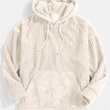 Sebastian | Ribbed Pullover Hoodie