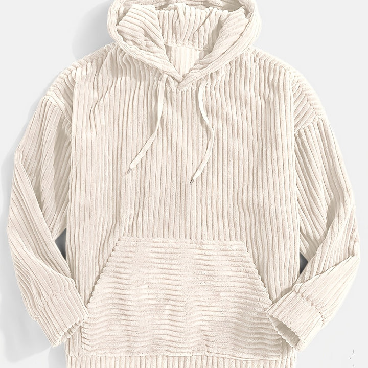 Sebastian | Ribbed Pullover Hoodie