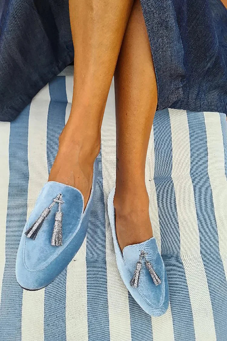 Ethel Elegant Tassel Design Loafers