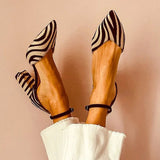 Kylie | Pointed Ankle Strap Heels