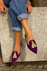 Bailey | Elegant Pointed Tassels Loafer