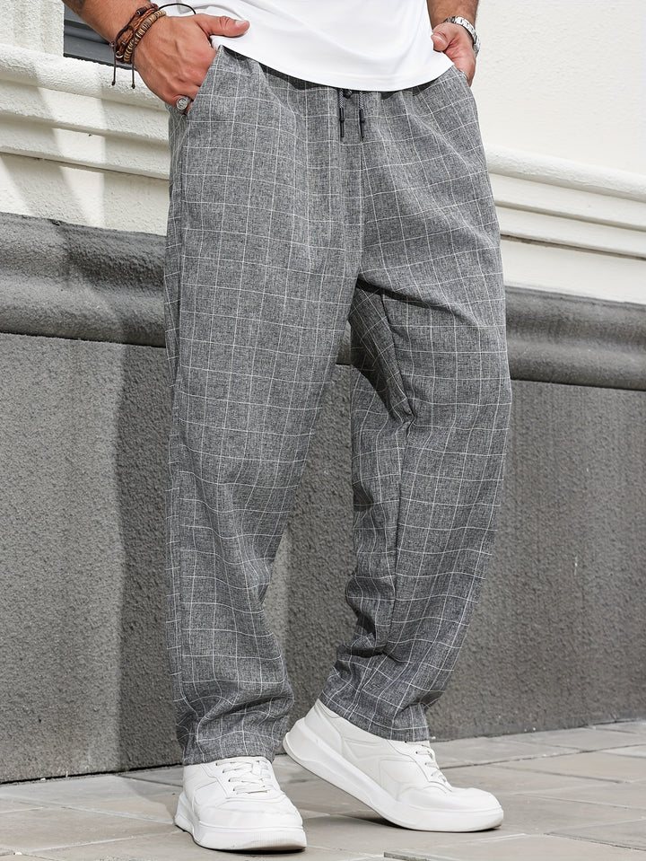 Vernon | Relaxed Checked Pants