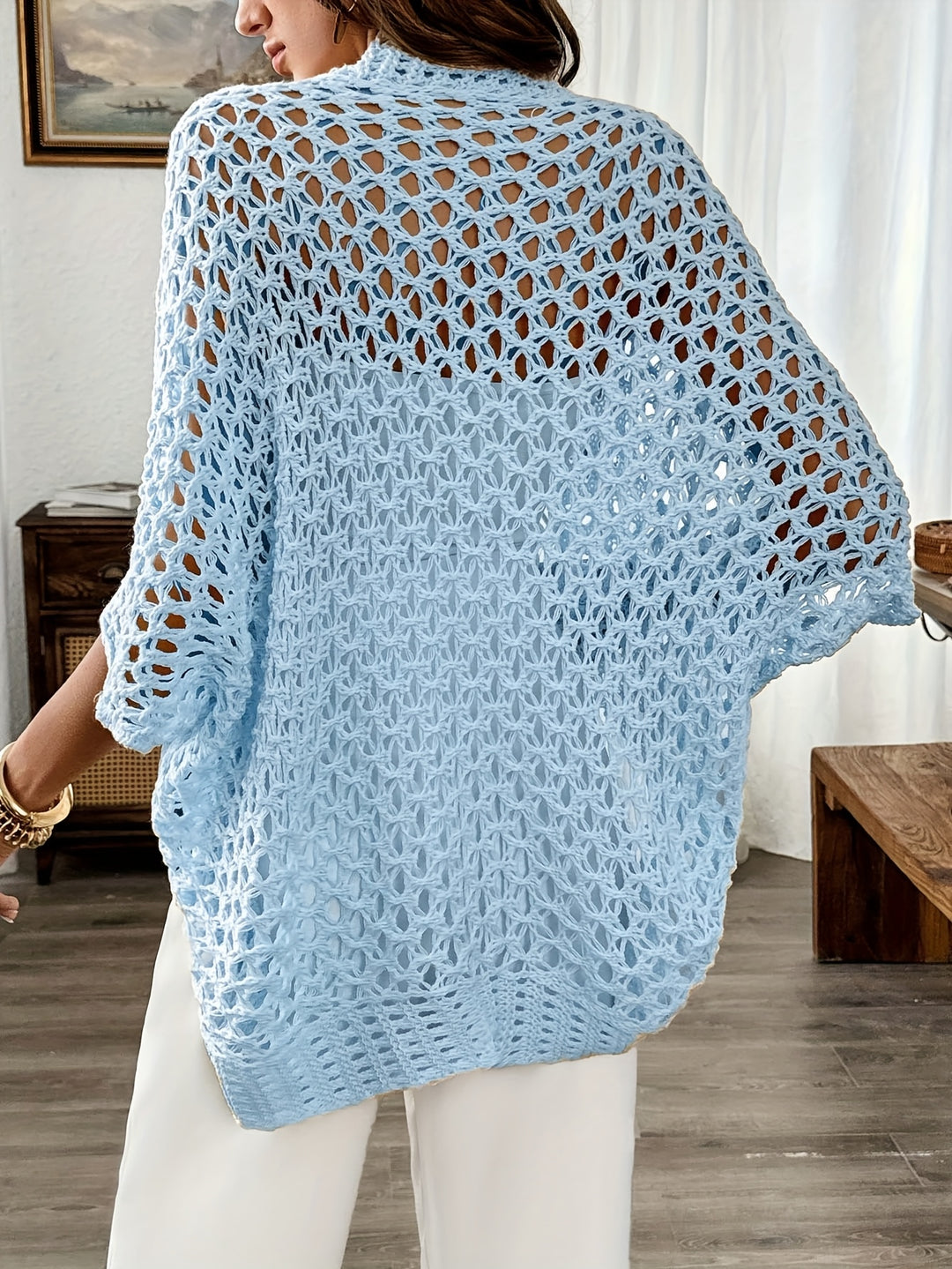 Susannah | Open-Front Batwing Cardigan