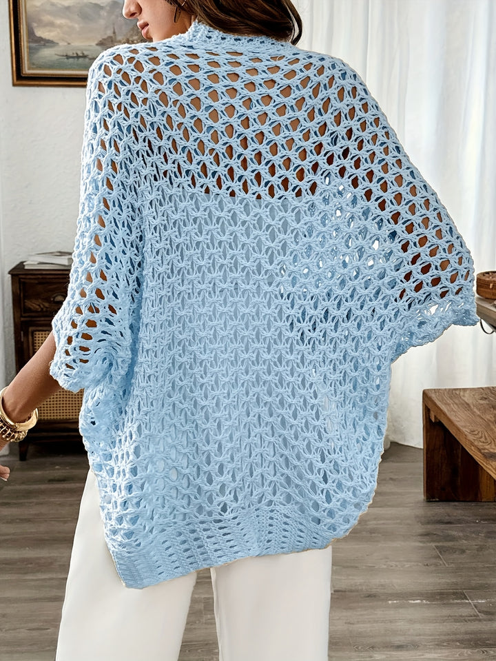 Susannah | Open-Front Batwing Cardigan