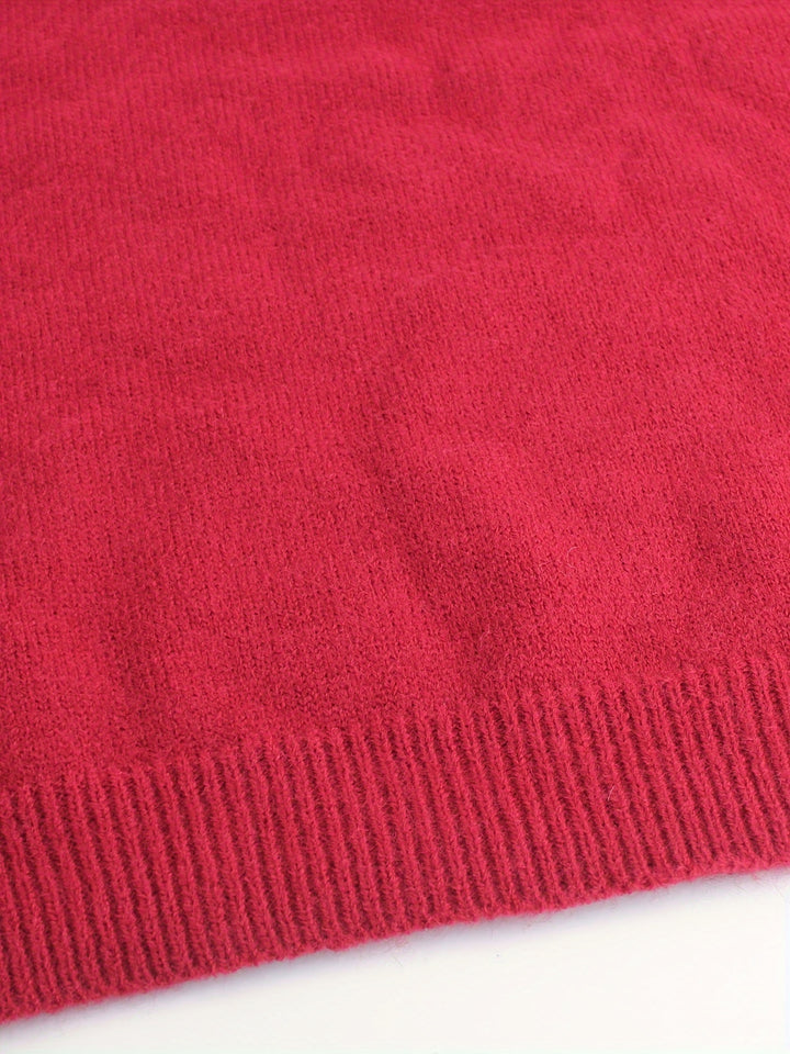 Lydia | Striped-Cuff Ribbed Sweater