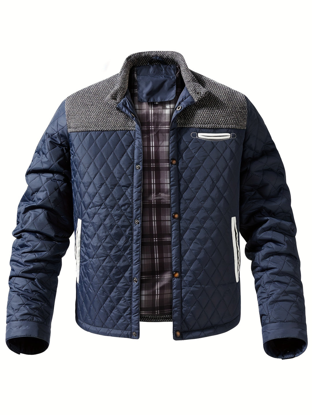 Gideon | Quilted Stand-Collar Jacket