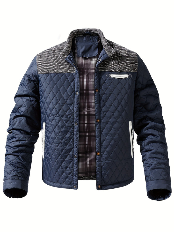 Gideon | Quilted Stand-Collar Jacket