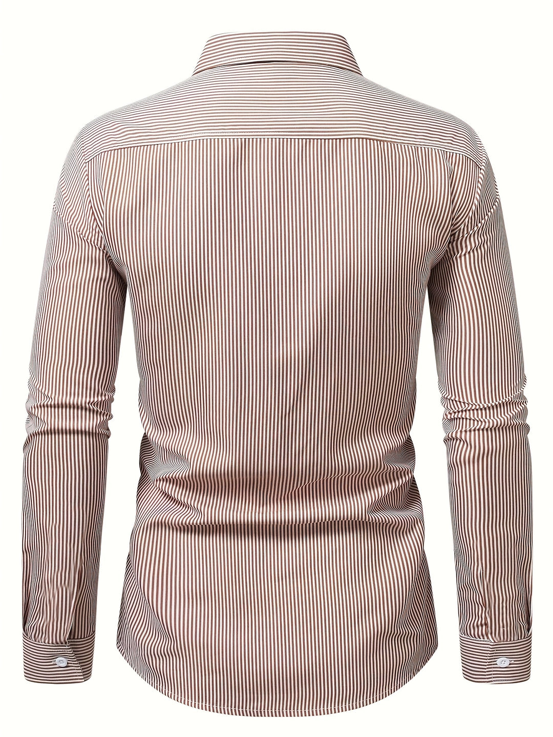 Desmond | Refined Striped Long Sleeve Shirt