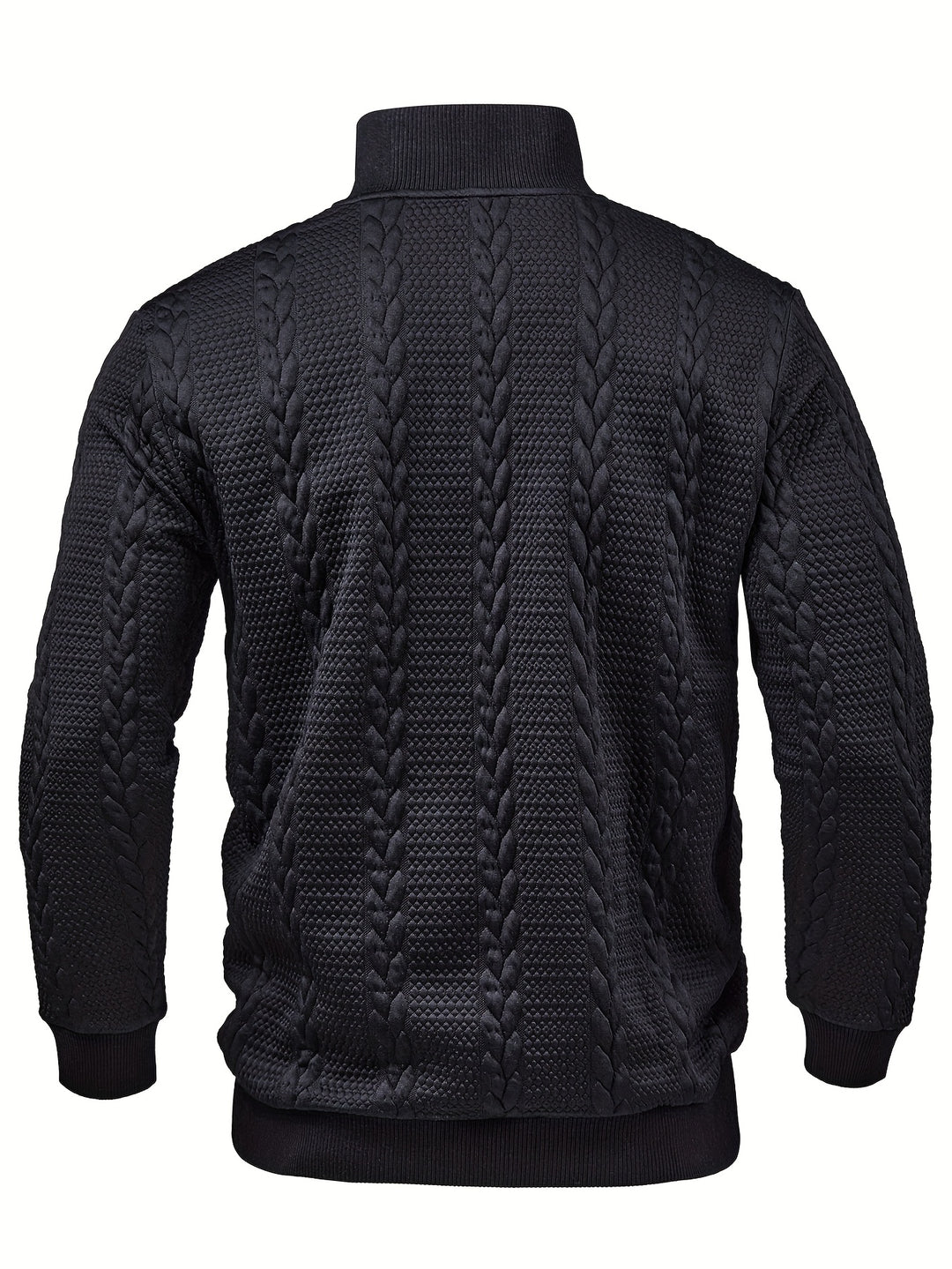 Sterling | Textured Stand-Collar Pullover