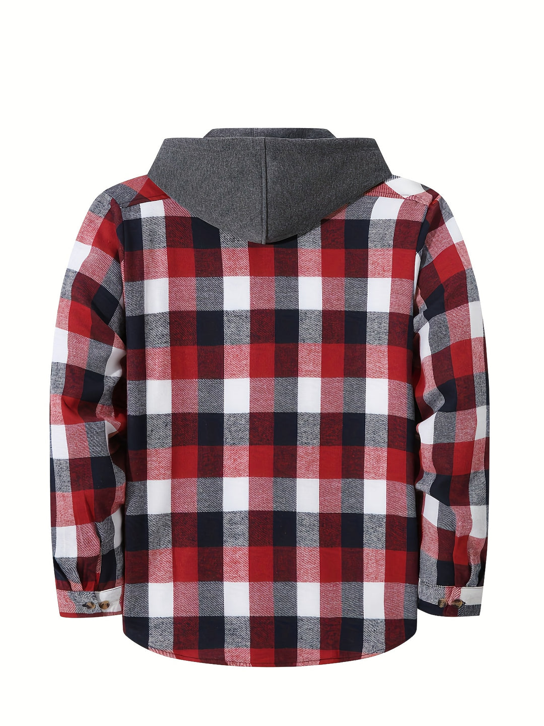 Braxton | Checked Hooded Shirt