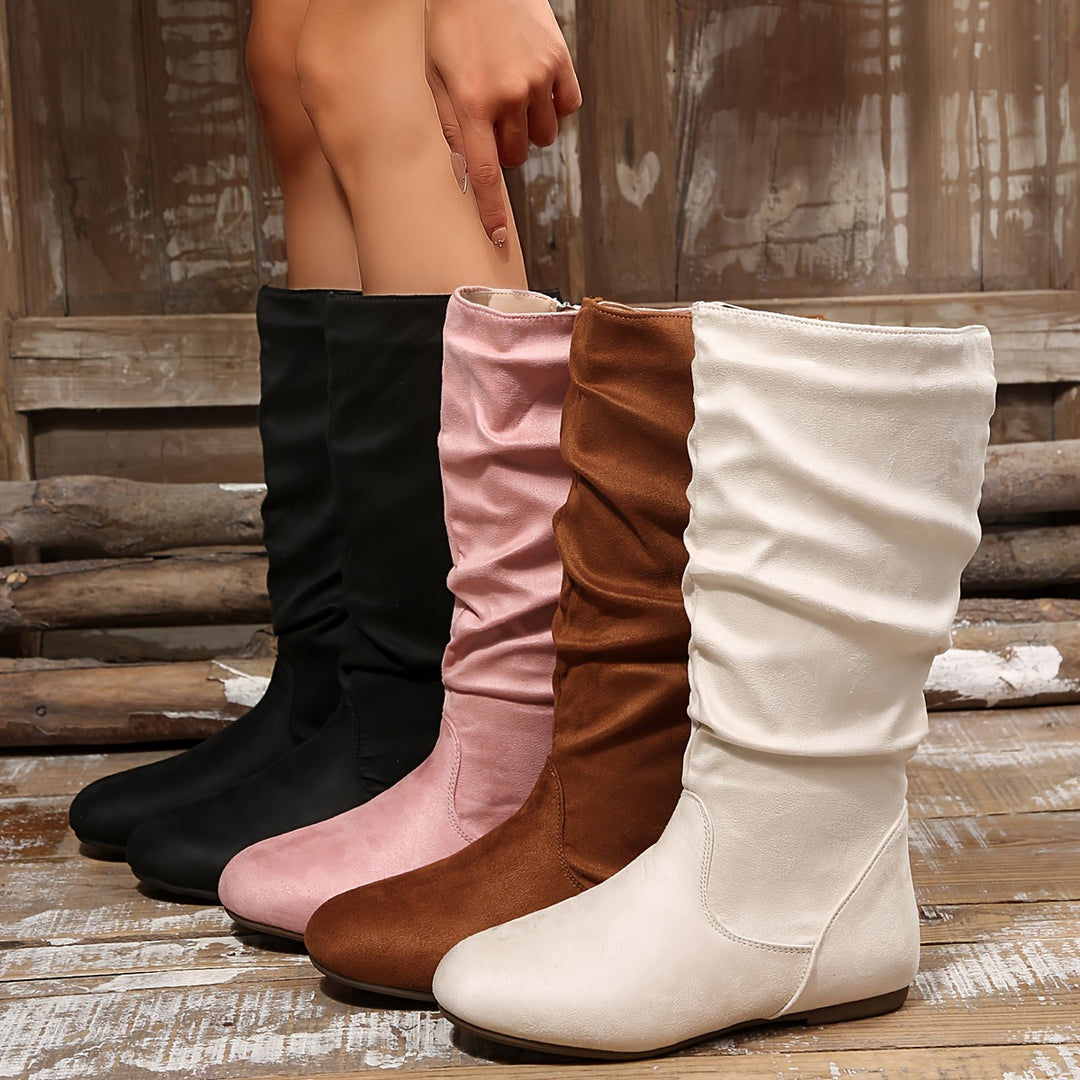Juliet | Slouched Mid-Calf Boots