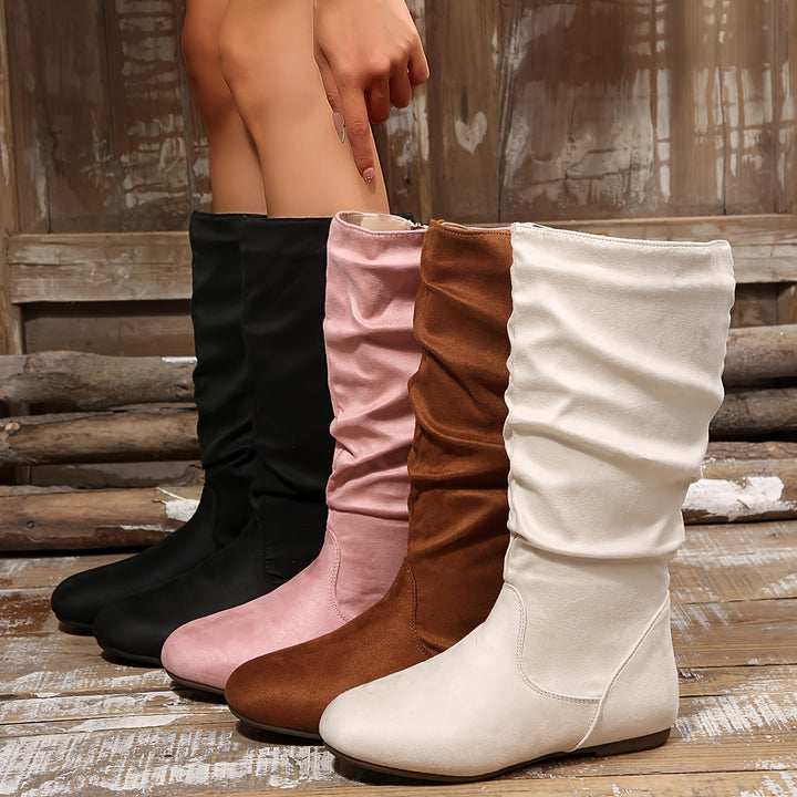 Juliet | Slouched Mid-Calf Boots