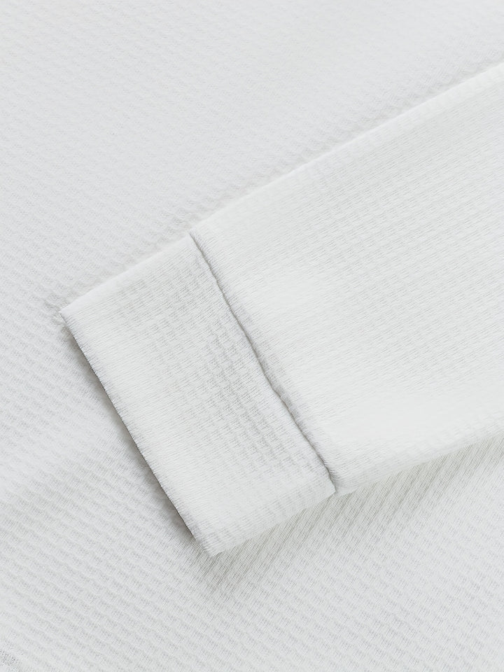 Curtis | Textured Long-Sleeve Henley