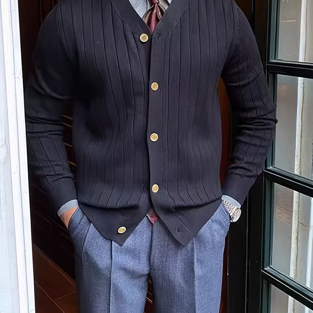 Oliver | Classic Button-Up Cardigan