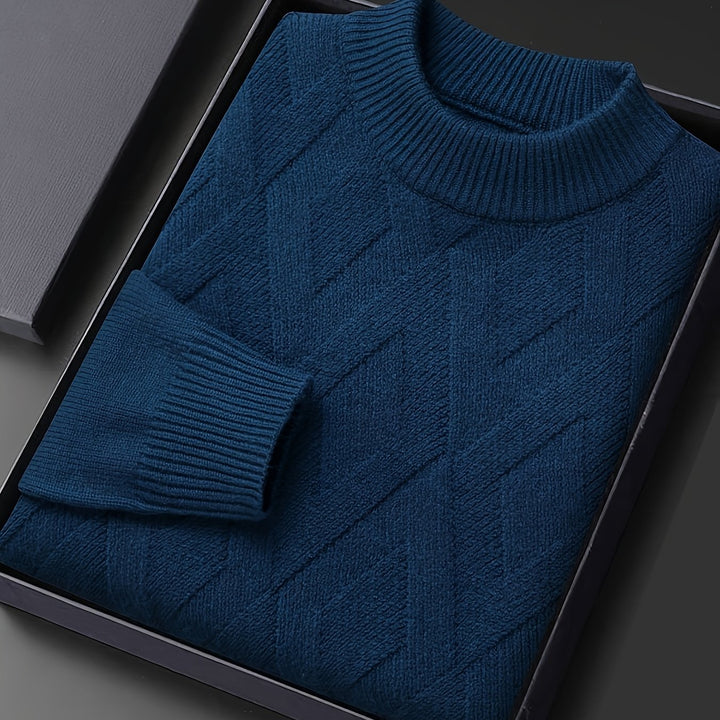 Ellis | Textured Mock-Neck Sweater