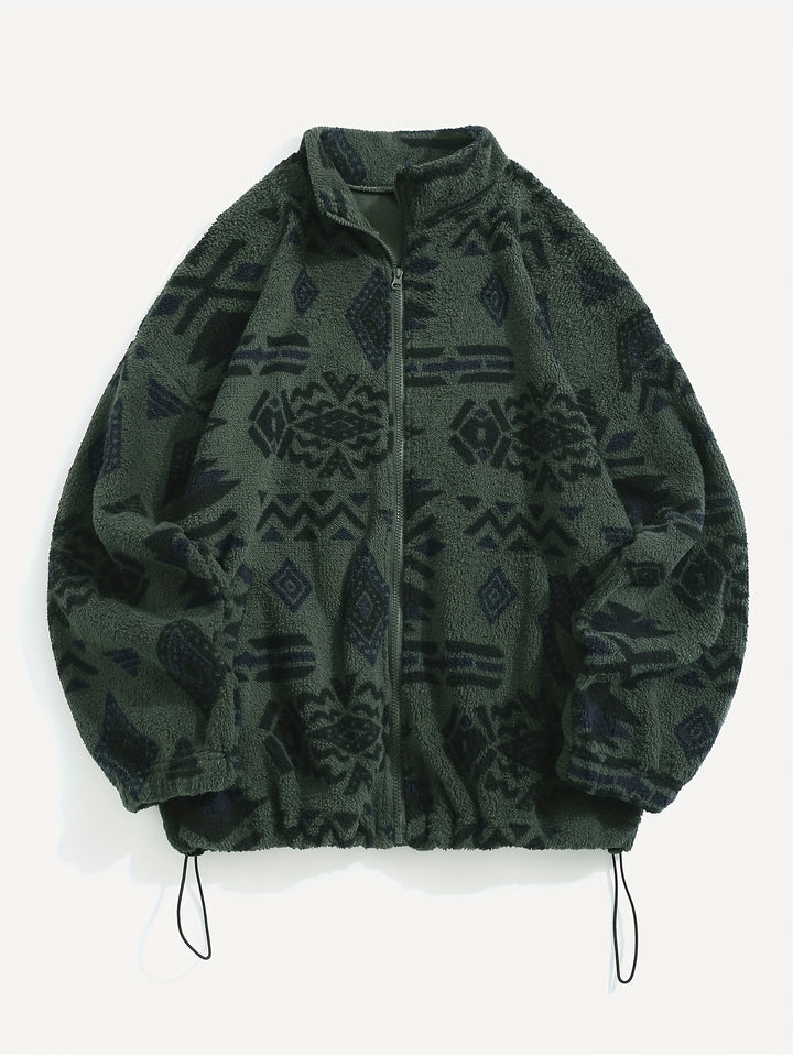 Carmen | Patterned Zip-Up Jacket