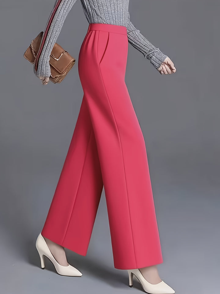 Odette | High-Waisted Wide-Leg Trousers
