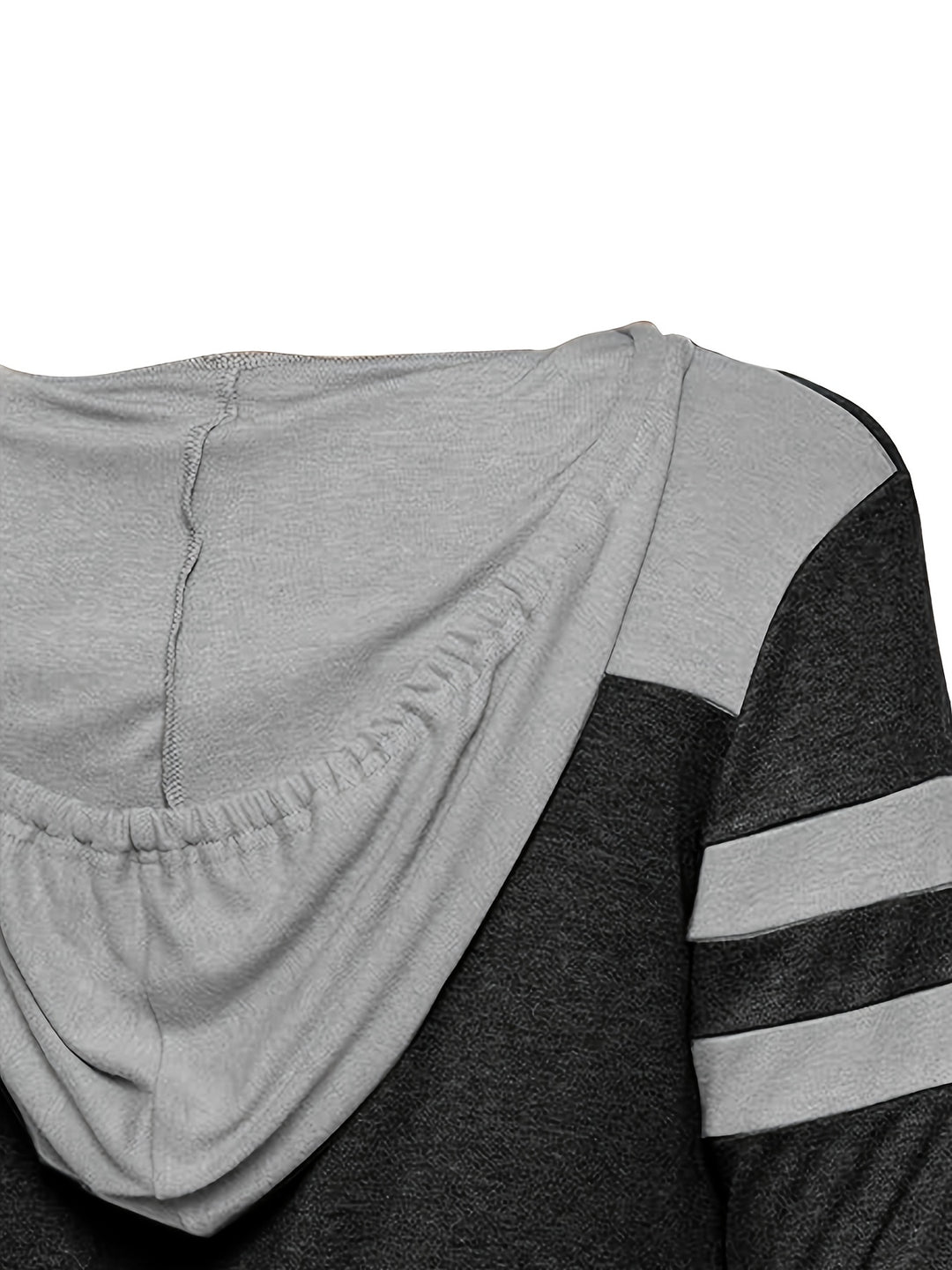 Marlene | Two-Tone Drawstring Hoodie