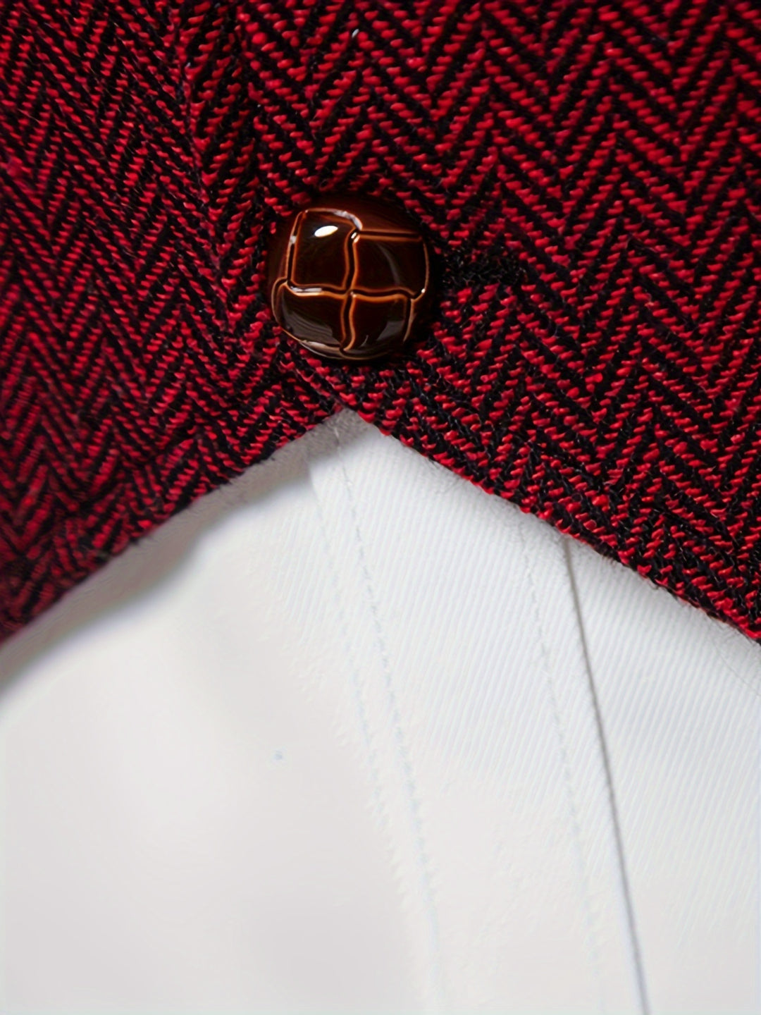 Edmund | Herringbone Single-Breasted Vest