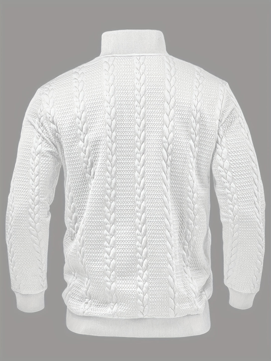 Sterling | Textured Stand-Collar Pullover